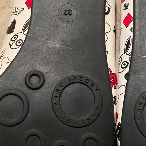 Patent leather flats Marc by Marc Jacobs White size 37 EU - Picture 5 of 10